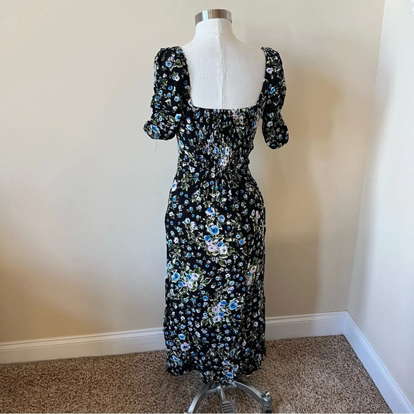 Zara Floral Print Midi Dress floral Multicolor 26044 - Picture 6 of 11